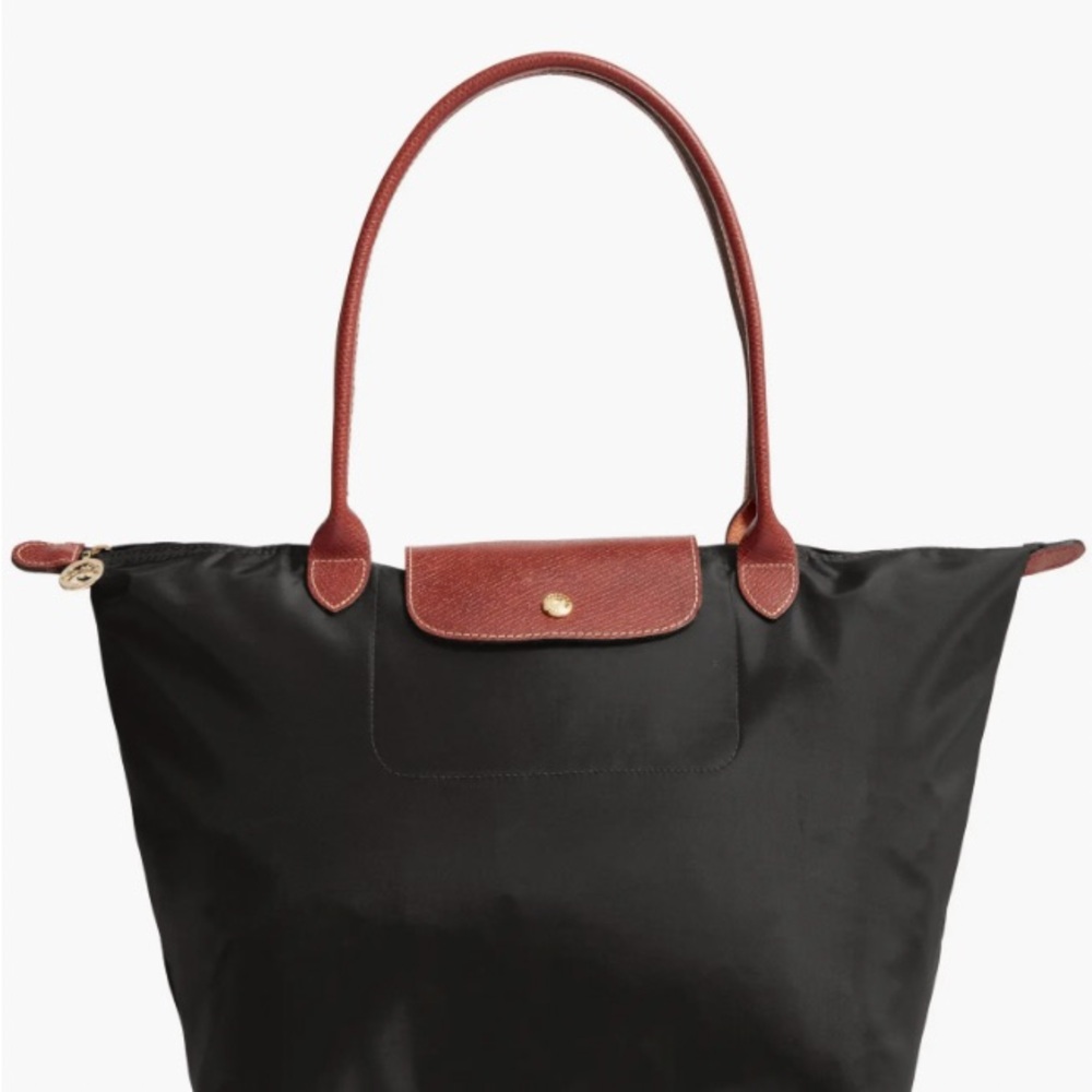 Longchamp Large Le Pliage Tote - Black